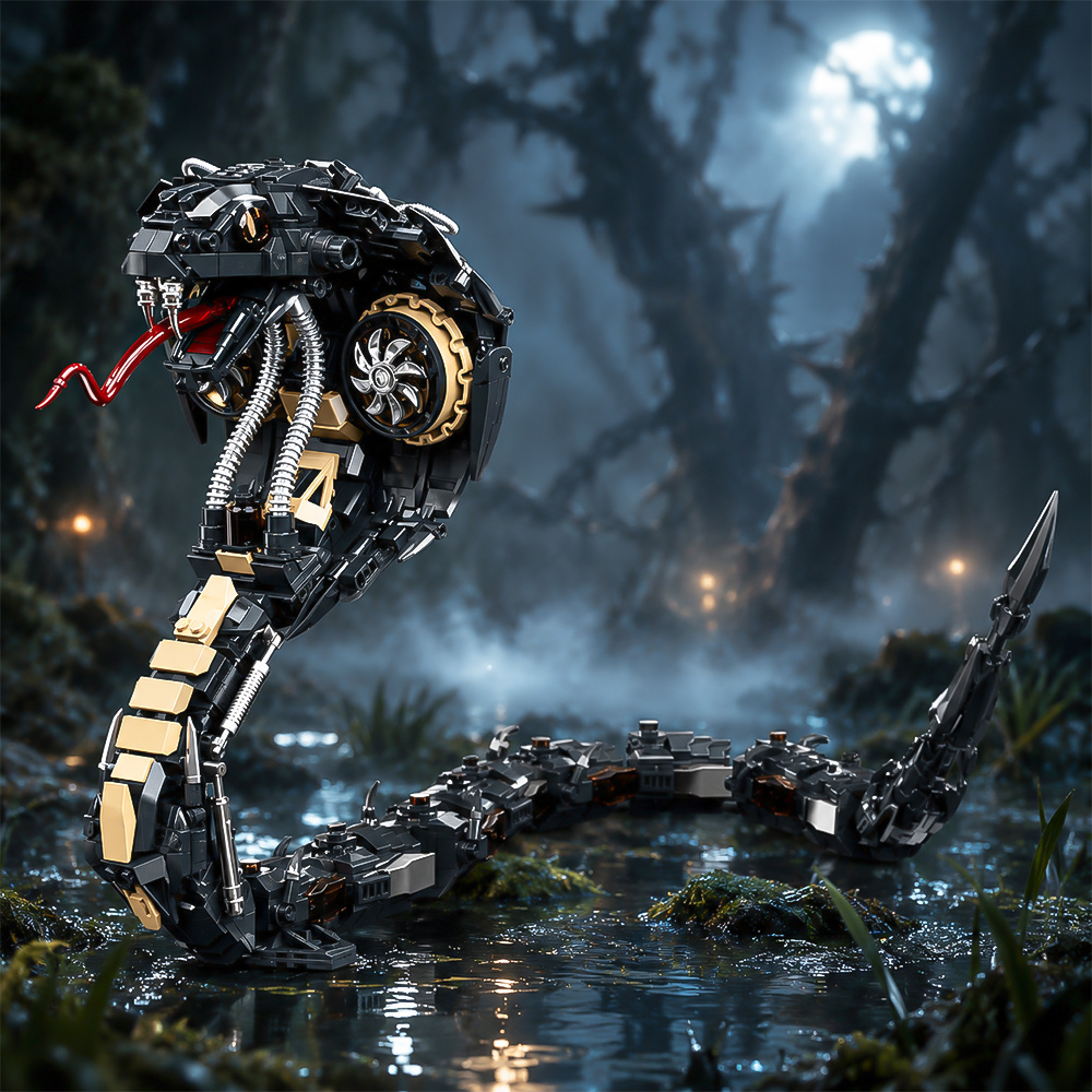 Mechanical Cobra Style Animal  - Stem Robotics Kit 评论和价格