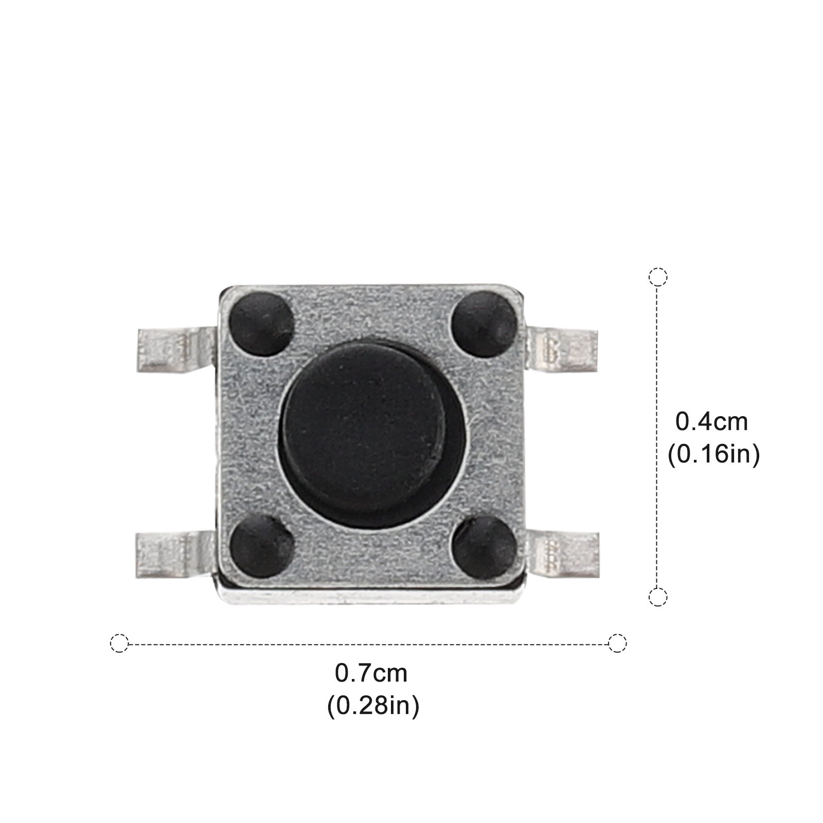 100pcs Tactile Momentary Push  - Electronics Project Kit 评论和价格