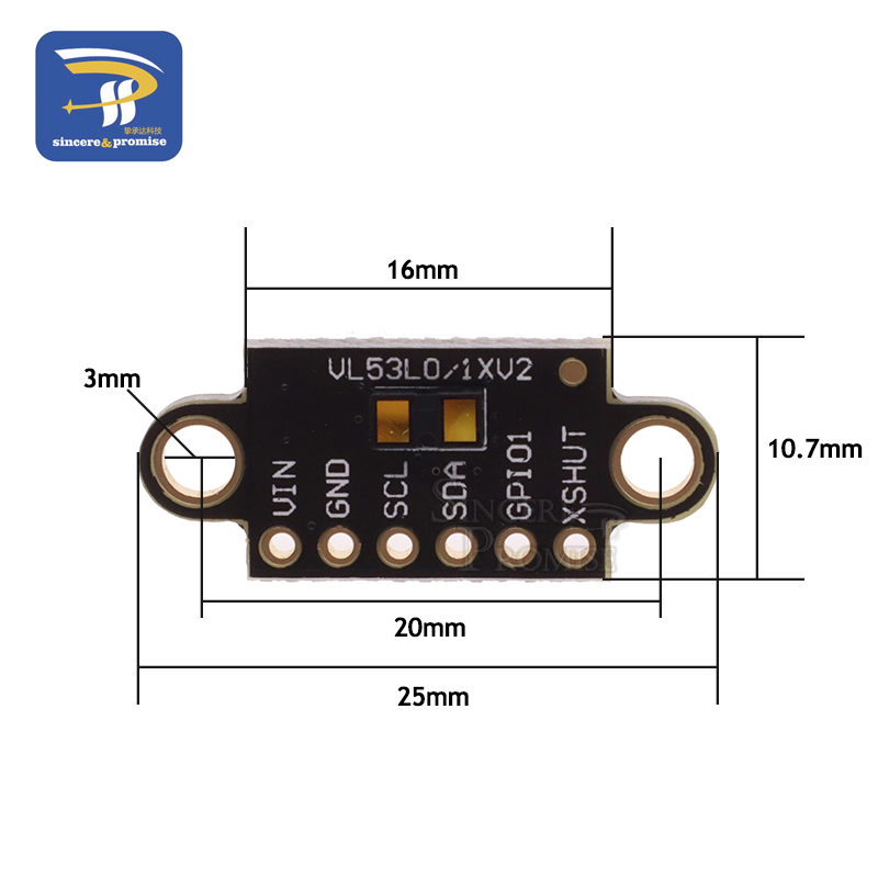 VL53L1X Laser Ranging Flight T - Sensor Kit Arduino 评论和价格