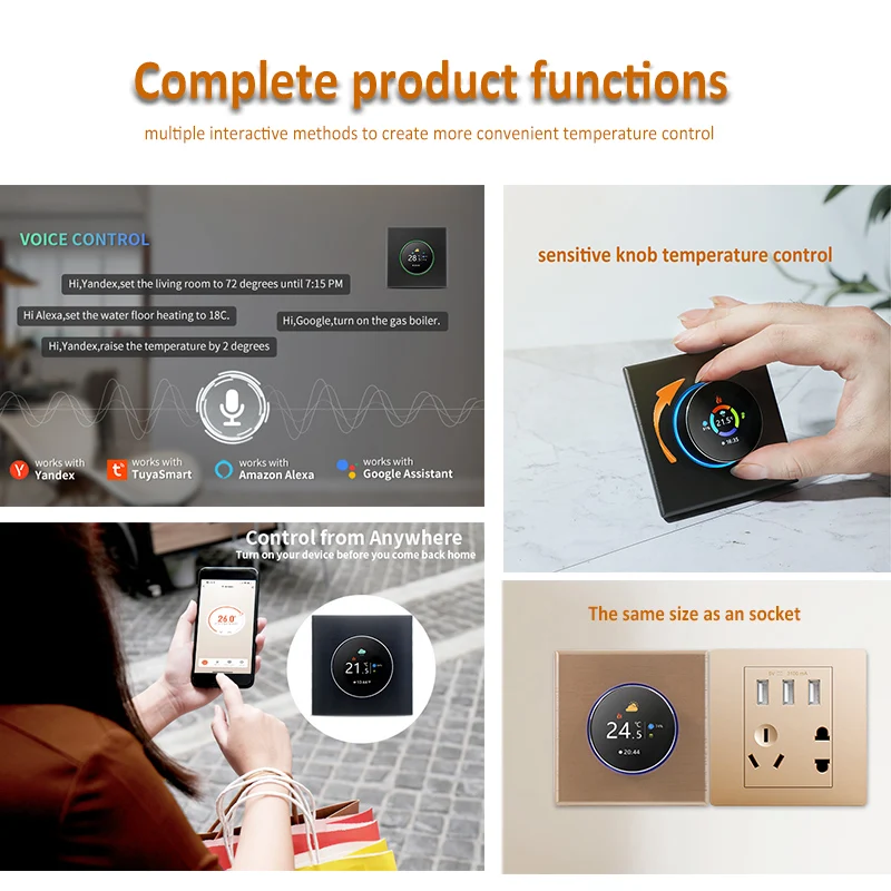 In stock Tuya Knob Thermostat  - Wifi Thermostat 评论和价格