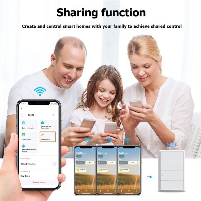 WCS-Tuya Wifi Smart Light Swit - Smart Light Switch Wifi 评论和价格