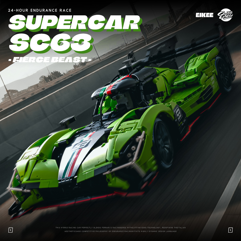 MOC Lamborghini SC63 WEC & IMS - Stem Robotics Kit 评论和价格